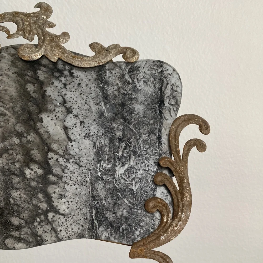Anthropologie Hanging Wall Mirror Made to Look Antique & Distressed